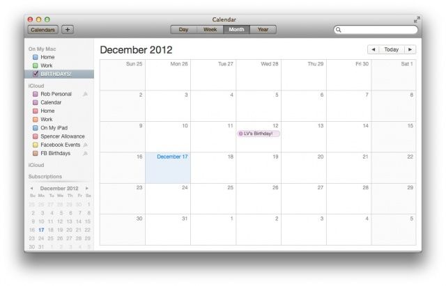 tips for mac calendar